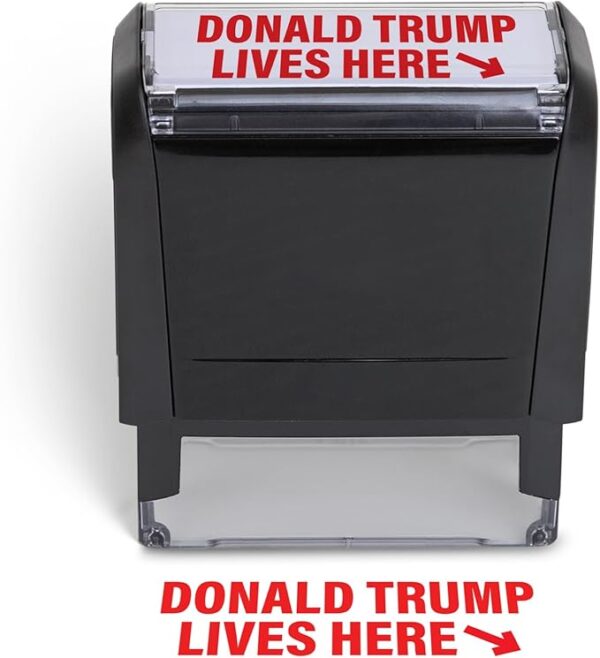 Donald Trump Lives Here Stamp