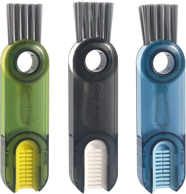 3 in 1 Cup Lid Gap Cleaning Brush Set