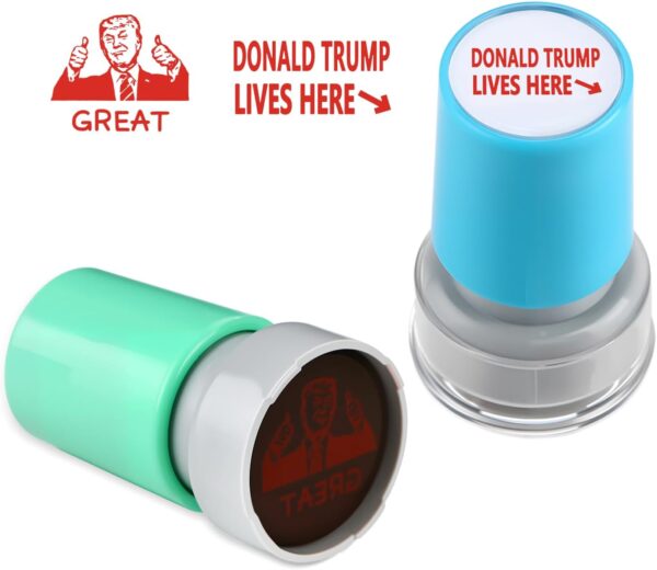 Trump Lives Here Stamp