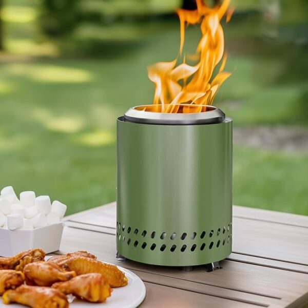 Smokeless Stainless Steel Fire