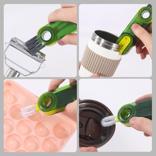 3 in 1 Cup Lid Gap Cleaning Brush Set - Image 3