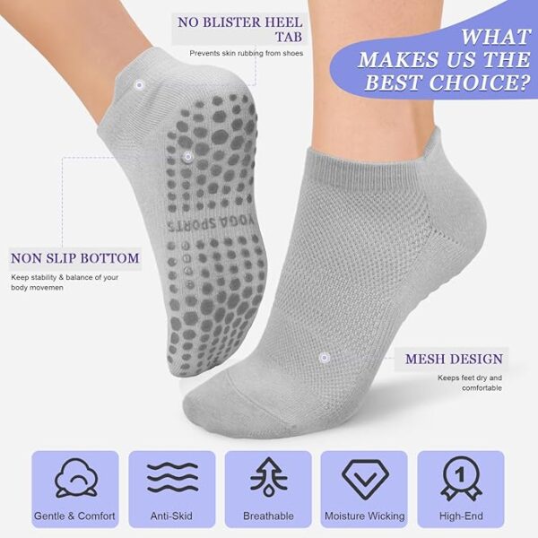 Pairs Pilates Socks for Women - Image 3