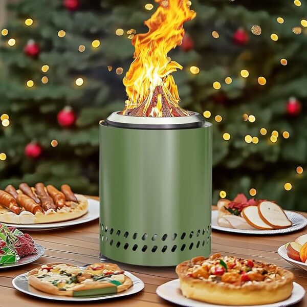 Smokeless Stainless Steel Fire - Image 3