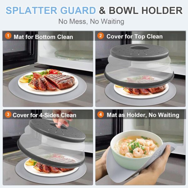 10 Inch Microwave Food Cover - Image 2