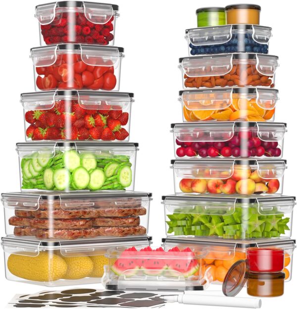 36-Piece Food Storage Containers