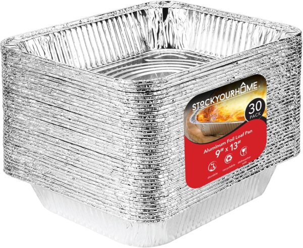 Aluminum Pans 9x13 Disposable Foil