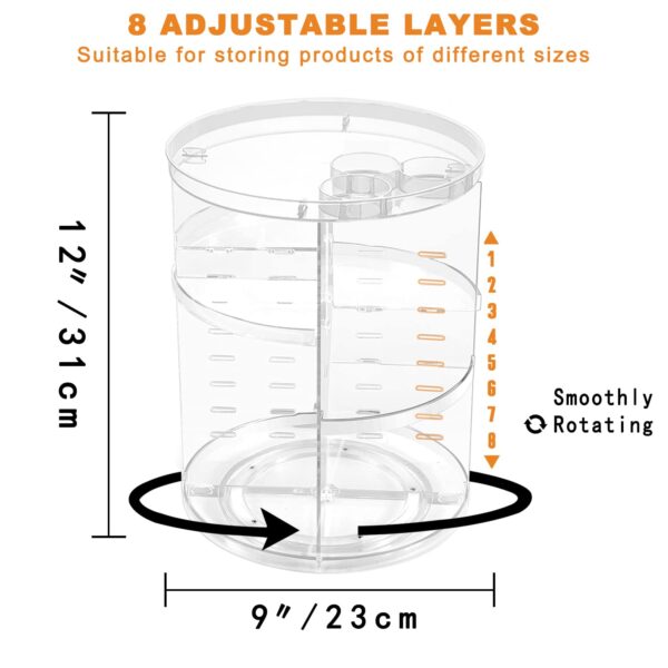 Rotating Makeup Organizer - Image 5