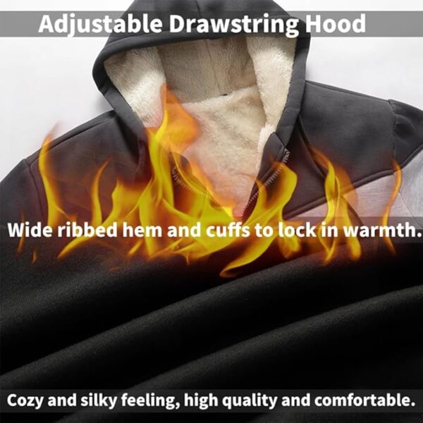 Men's Winter Fleece Thermal Jackets - Image 4