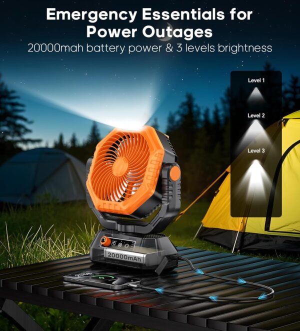HAWANA Portable Fan Rechargeable - Image 3