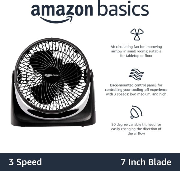 Amazon Basics Air Circulator Fan - Image 4