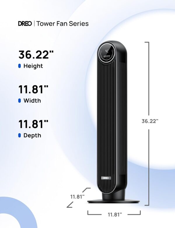 Dreo Tower Fan for Bedroom - Image 2