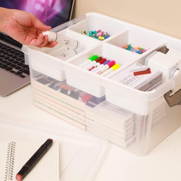 Citylife 17 QT Plastic Storage Box - Image 4