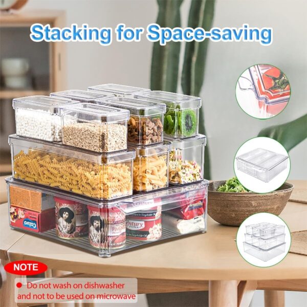 10 Pack Fridge Organizer - Image 2