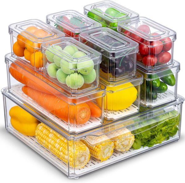 10 Pack Fridge Organizer