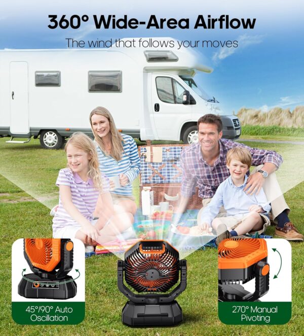 HAWANA Portable Fan Rechargeable - Image 4