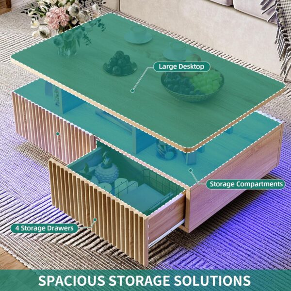 YITAHOME LED Coffee Tables - Image 4