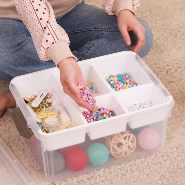 Citylife 17 QT Plastic Storage Box - Image 2