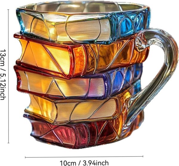 Painted Book Mug - Image 2