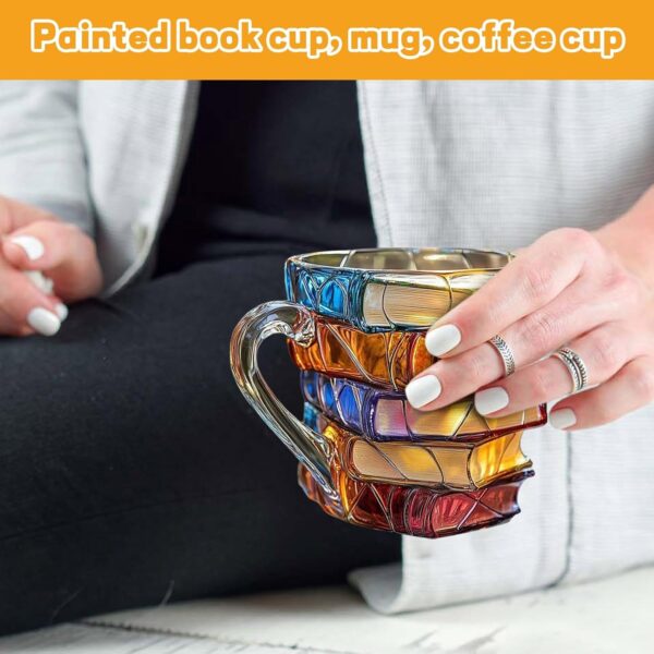 Painted Book Mug - Image 4