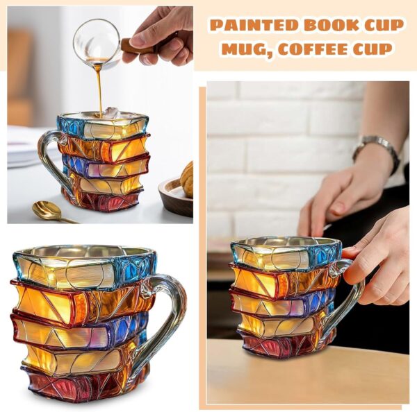 Painted Book Mug - Image 5
