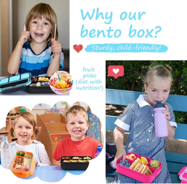 QQKO Bento Box for Kids Adults - Image 5