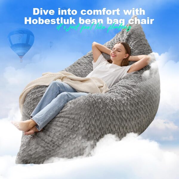 Hobestluk 3 in 1 Bean Bag Chair - Image 2