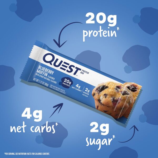 Quest Nutrition Blueberry Muffin Protein Bars - Image 2
