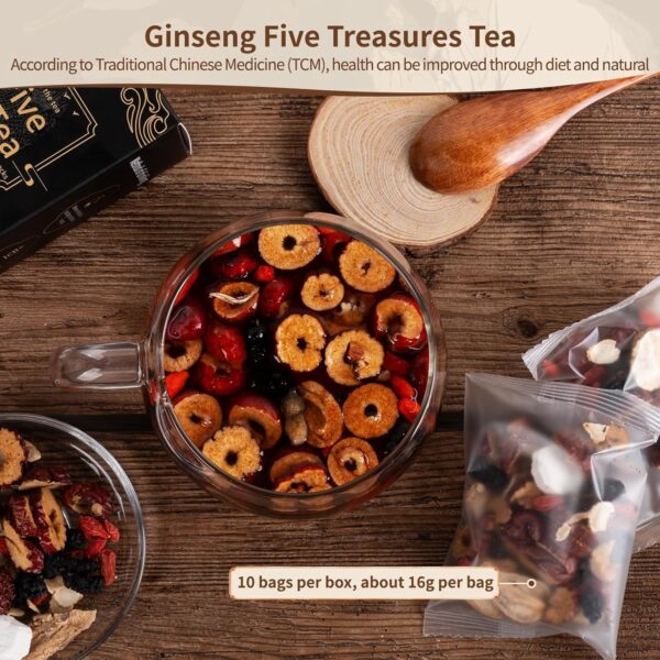 Ginseng Five Treasures Tea Kidney Tea - Image 5