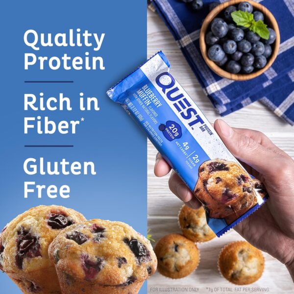 Quest Nutrition Blueberry Muffin Protein Bars - Image 4